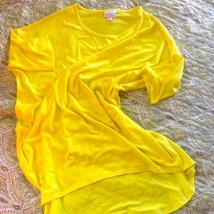 Sunshine yellow tunic top
